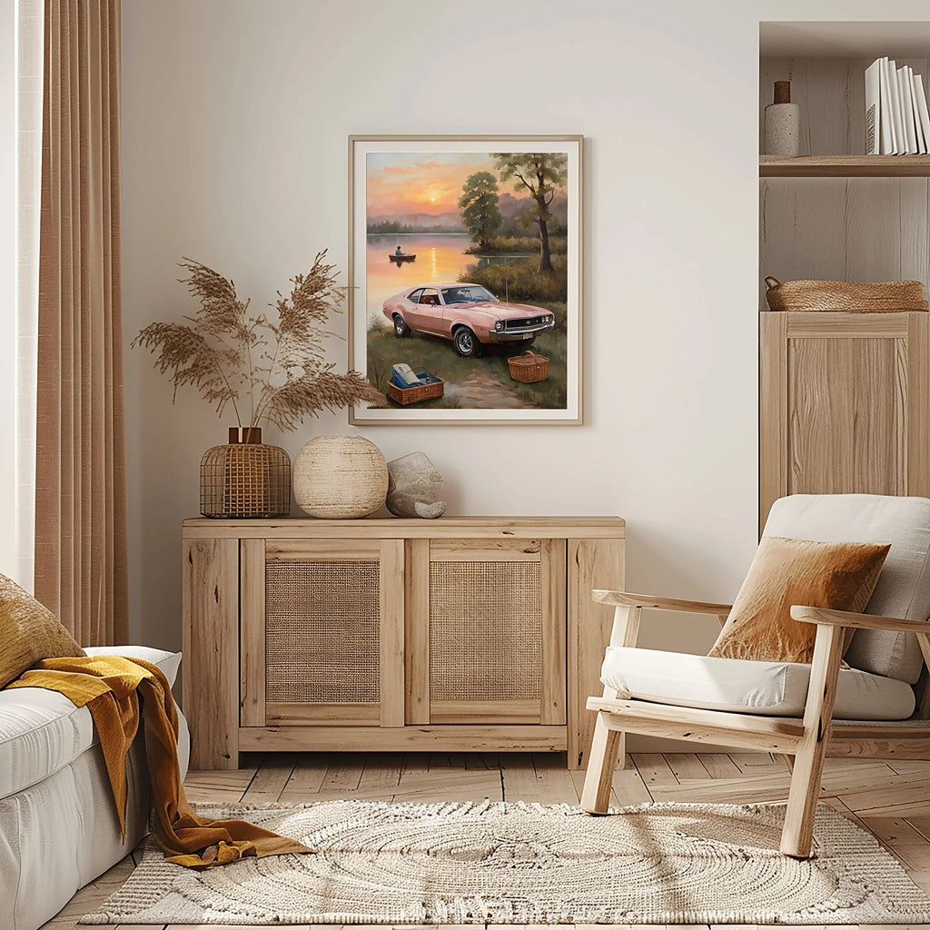 1968 AMC Javelin Spirit - Lakeside Edition | Poster Canvas