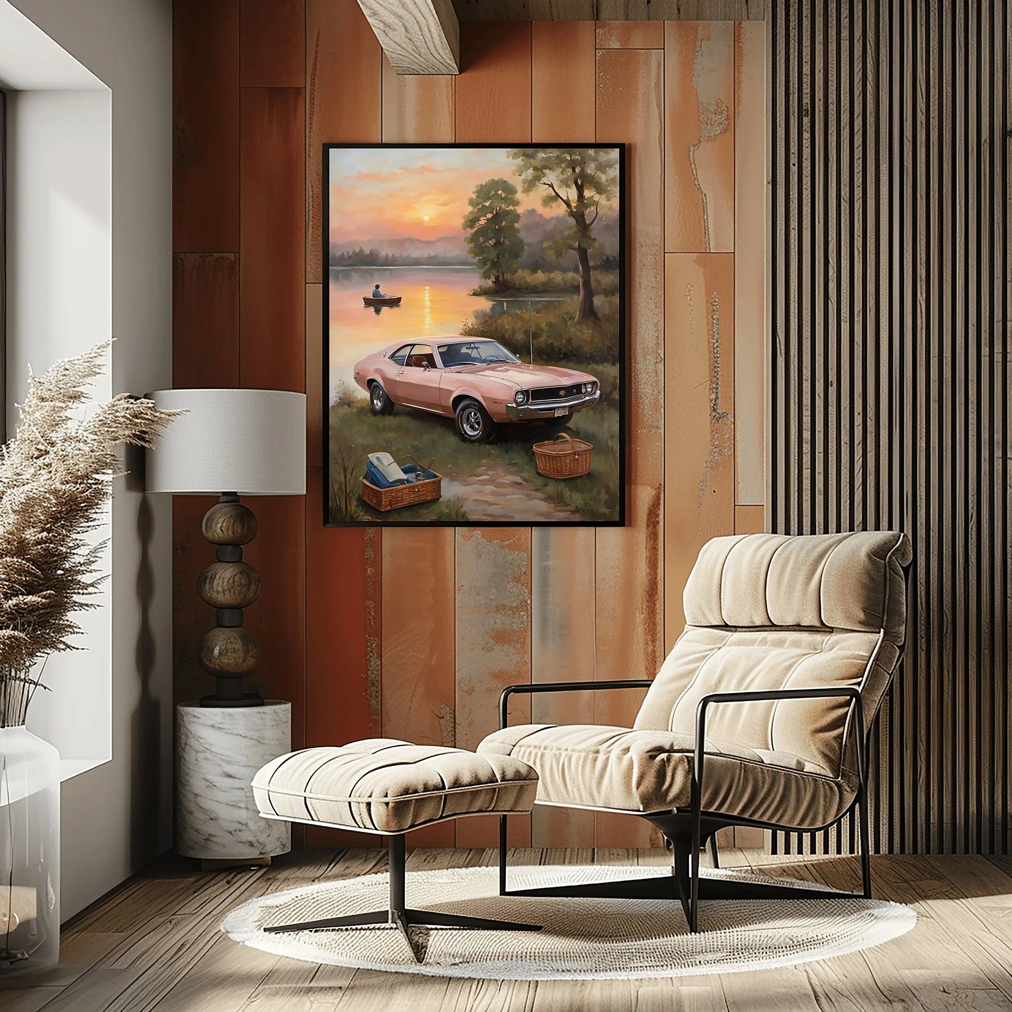 1968 AMC Javelin Spirit - Lakeside Edition | Poster Canvas