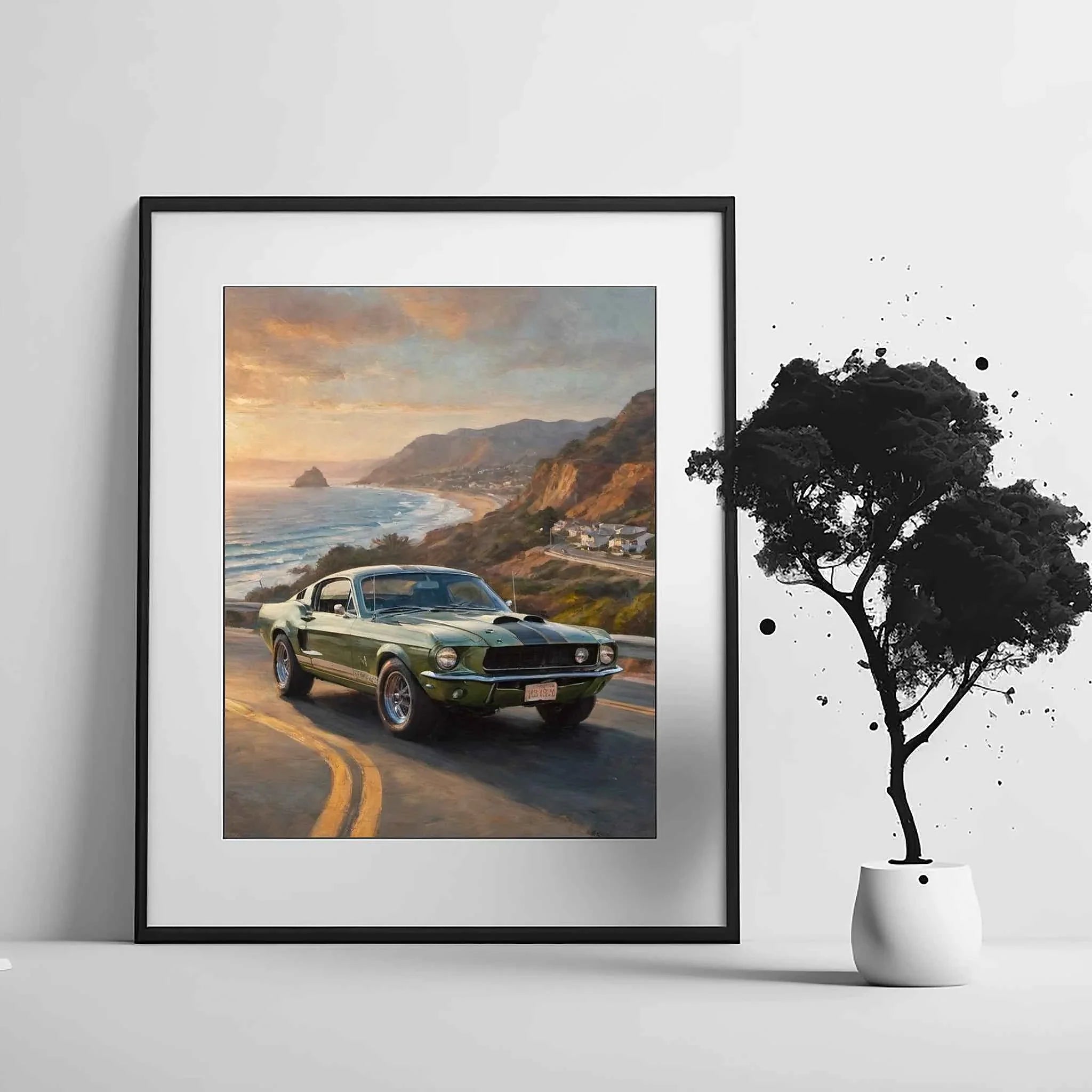 1968 Shelby Muscle Icon - Malibu Edition | Poster Canvas