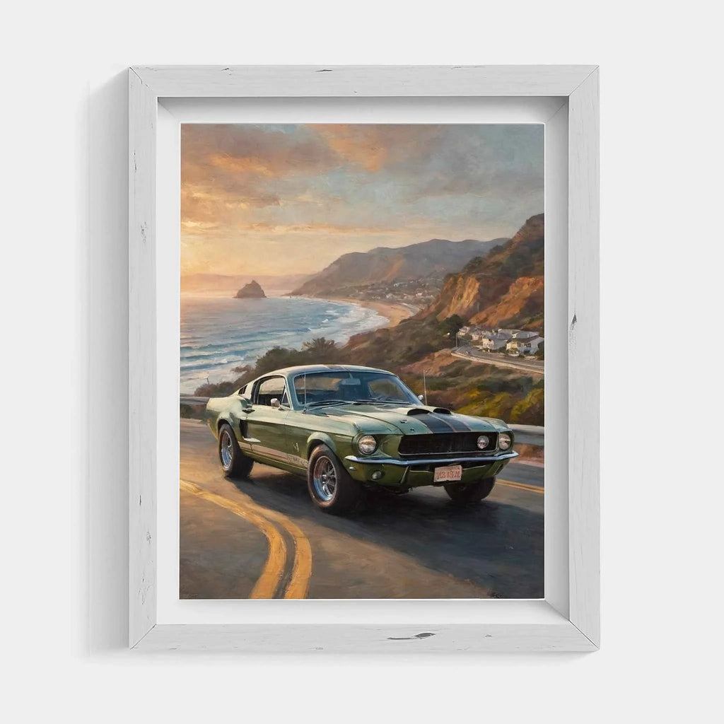 1968 Shelby Muscle Icon - Malibu Edition | Poster Canvas