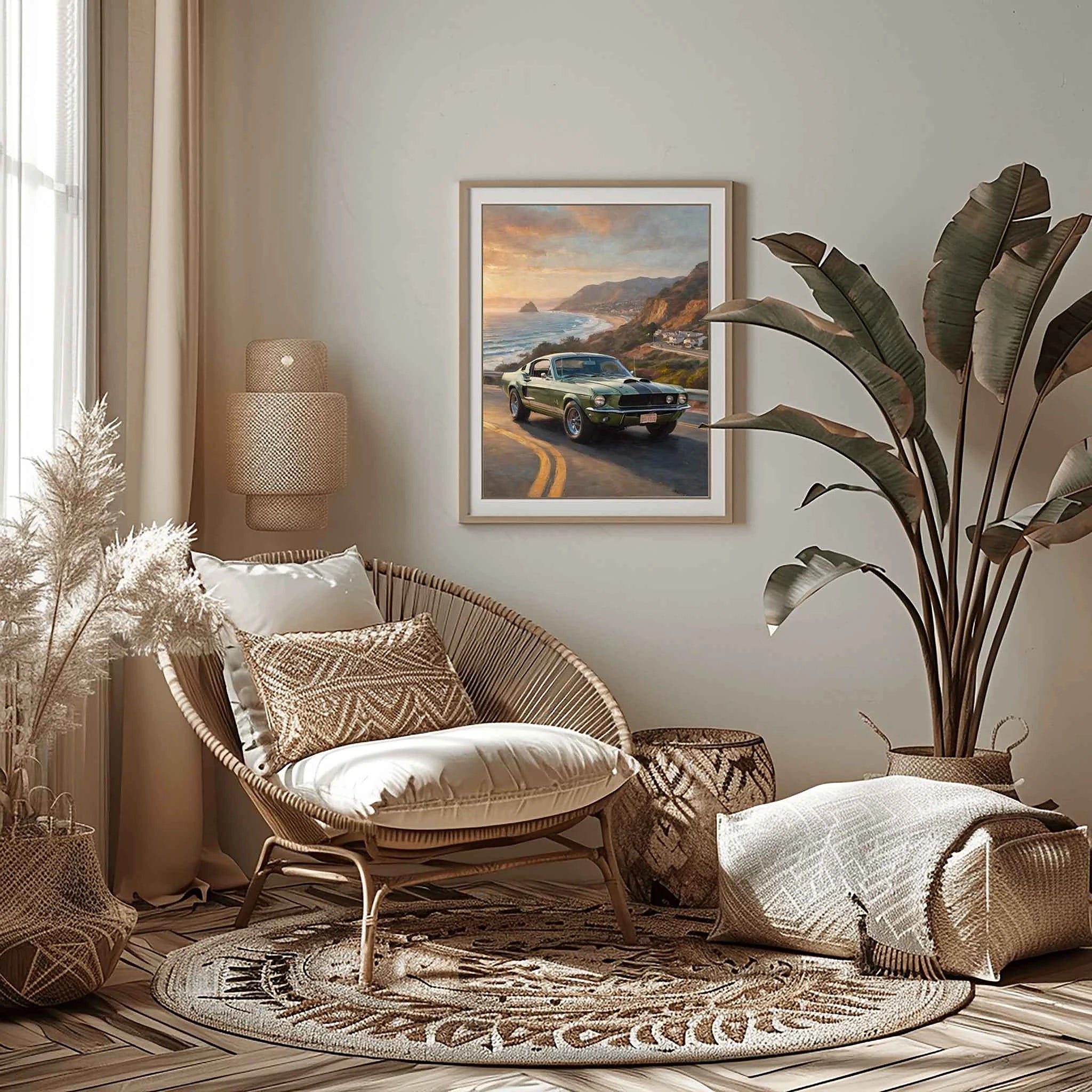 1968 Shelby Muscle Icon - Malibu Edition | Poster Canvas