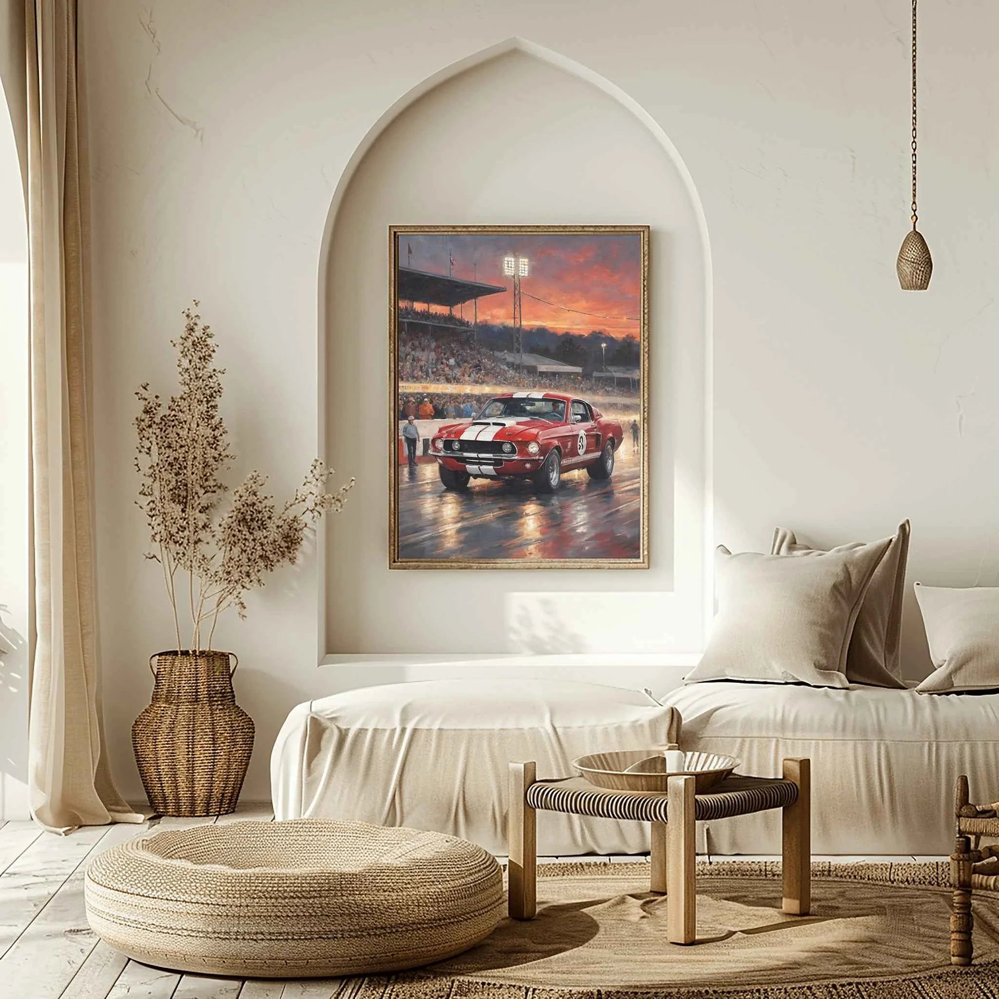 1968 Shelby Muscle Icon - Night Edition | Poster Canvas