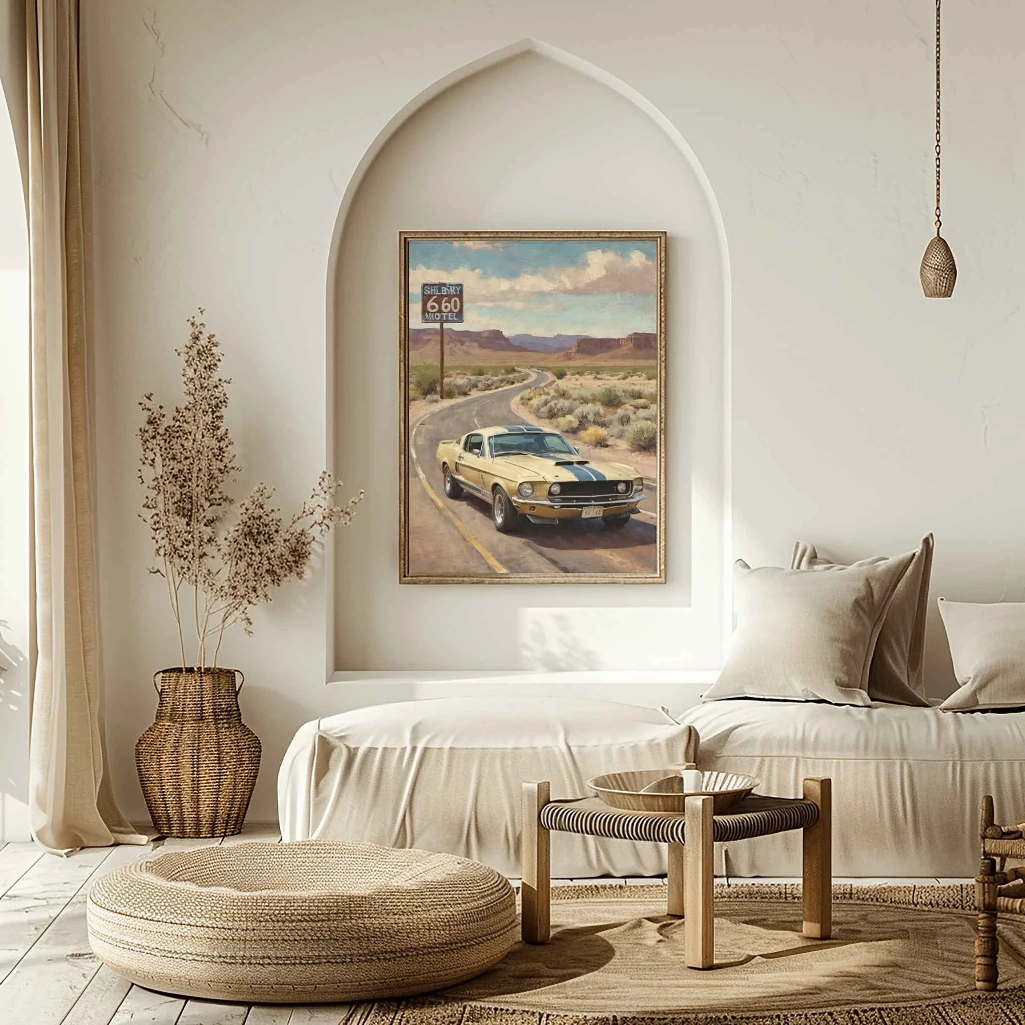 1968 Shelby Muscle Icon - Route66 Edition | Poster Canvas