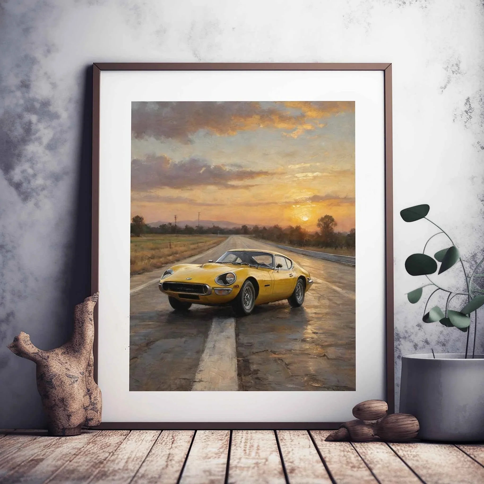 1968 Japanese GT Legend - Racetrack Edition | Poster Canvas