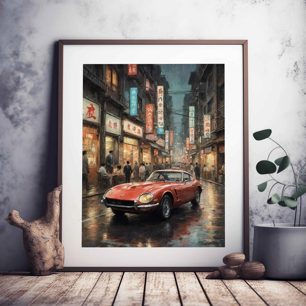 1968 Japanese GT Legend - Night Edition | Poster Canvas