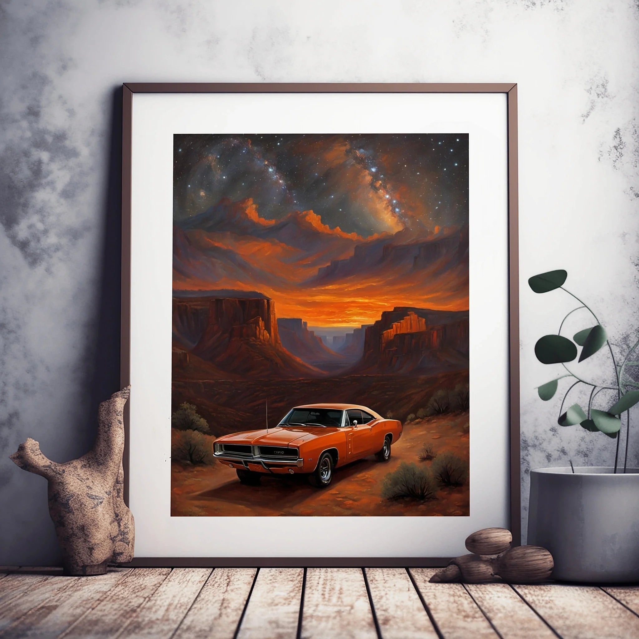 1969 RT Charger Power - Canyon Edition | Poster Canvas