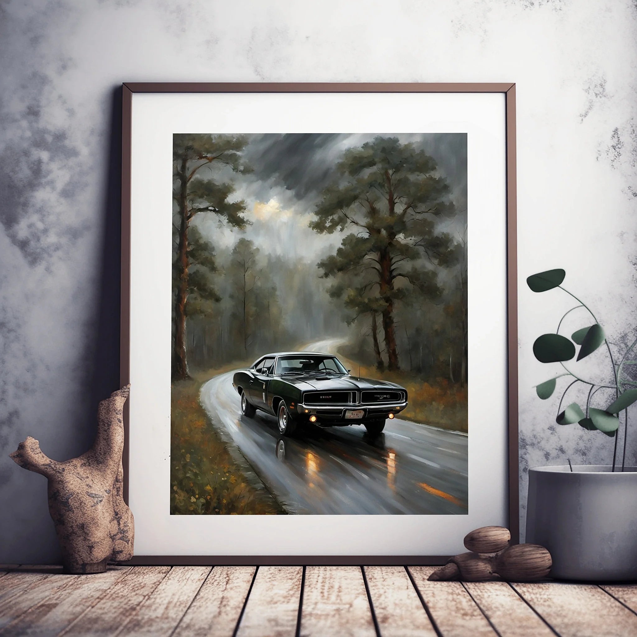 1969 RT Charger Power - Forest Edition | Poster Canvas