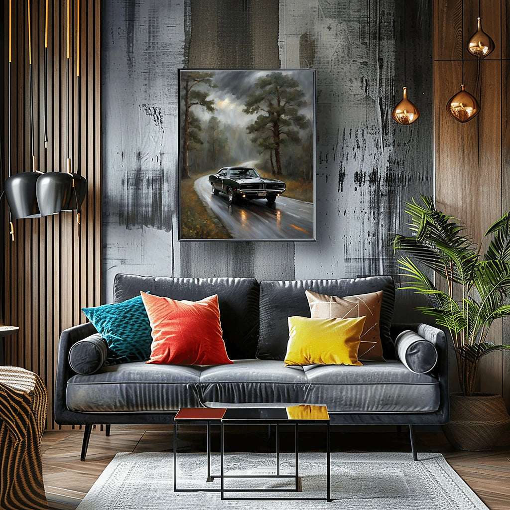 1969 RT Charger Power - Forest Edition | Poster Canvas