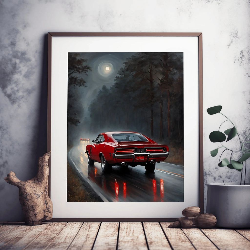 1969 RT Charger Power - Night Edition | Poster Canvas
