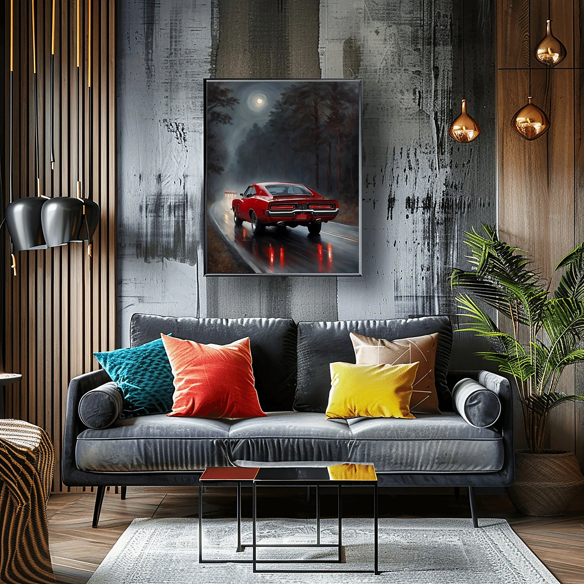 1969 RT Charger Power - Night Edition | Poster Canvas