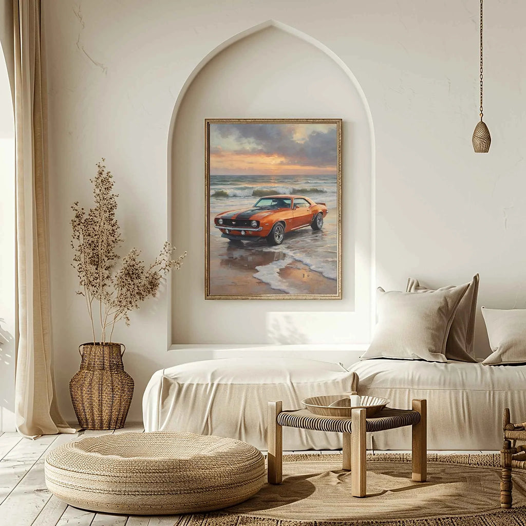 1969 Z28 Power Edition - Coastal Edition | Poster Canvas