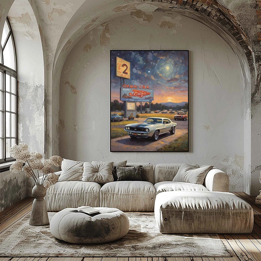 1969 Z28 Power Edition - Night Edition | Poster Canvas
