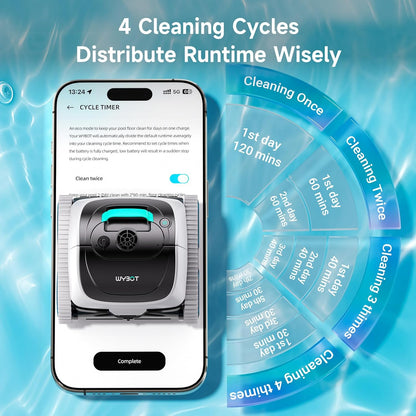 (2026 Upgrade) WYBOT C1 Cordless Robotic Pool Cleaner