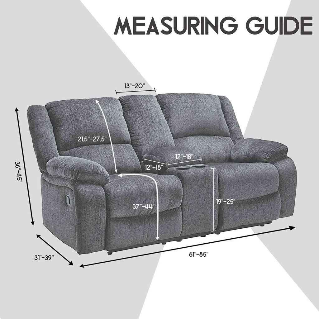 Deep Teal Velvet 8 Piece Reclining Loveseat Cover Set