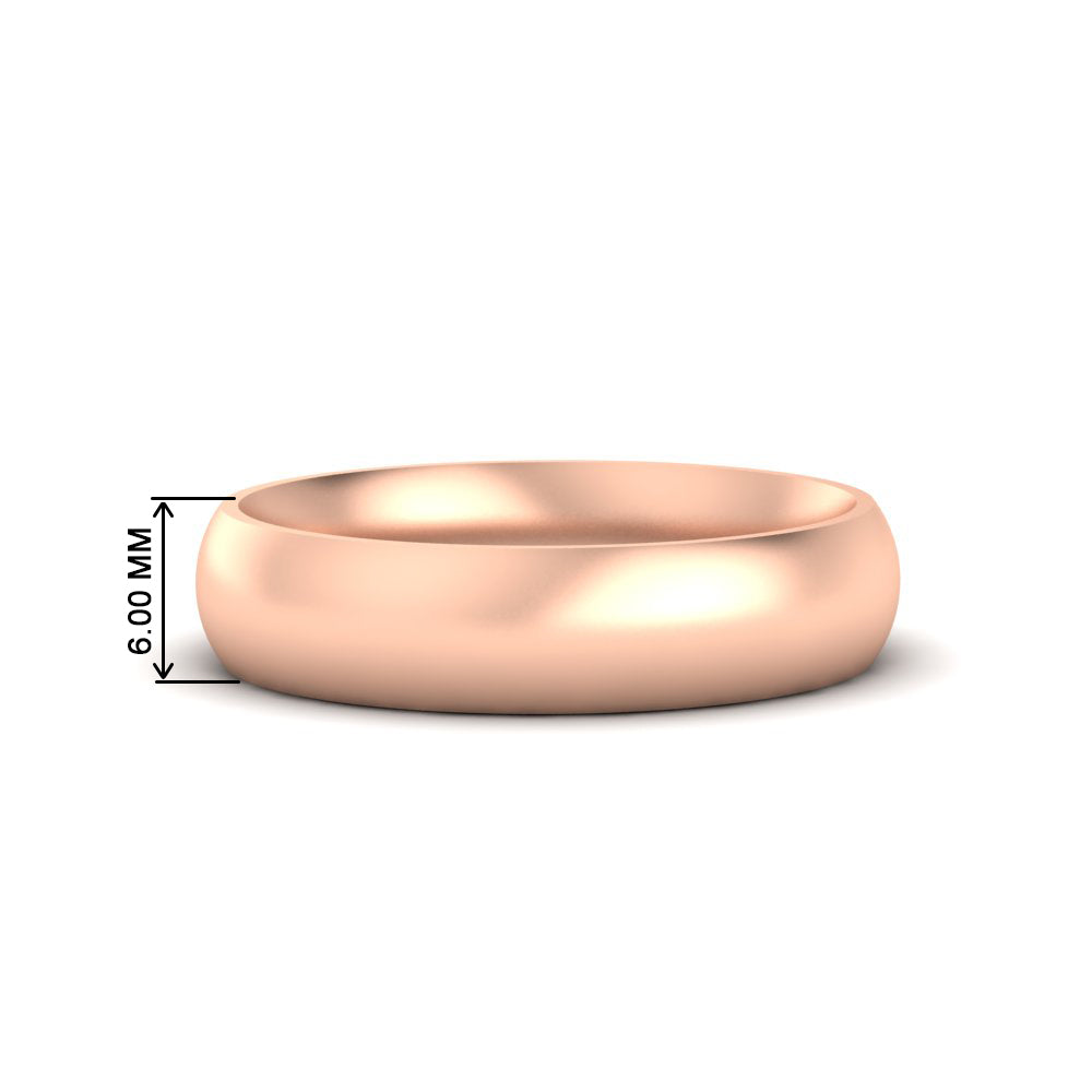 Minimalist 4mm Mens Wedding Band