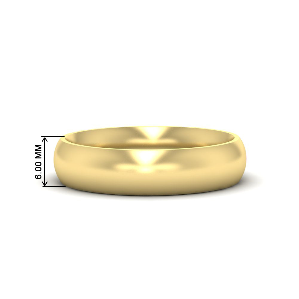 Minimalist 4mm Mens Wedding Band