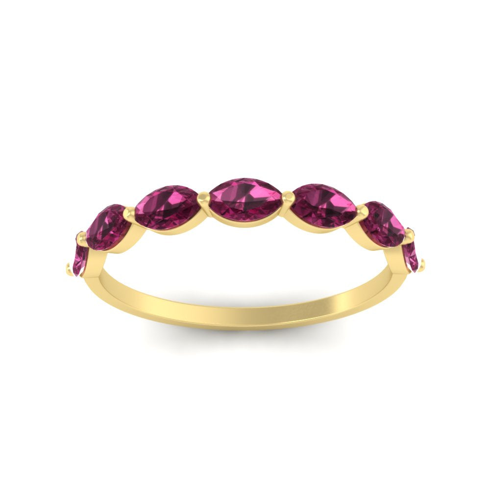 7 Stone Marquise East West 1 Carat Band