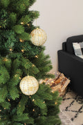 10CM BALL WITH STUD ACCENTS (2 PCS)