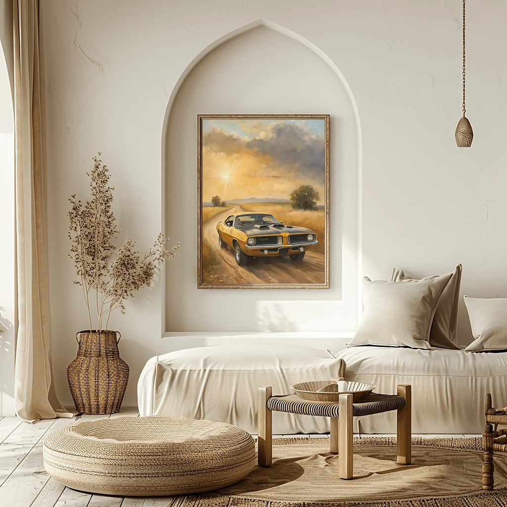 1970 Cuda High-Impact Era - Country Edition | Poster Canvas