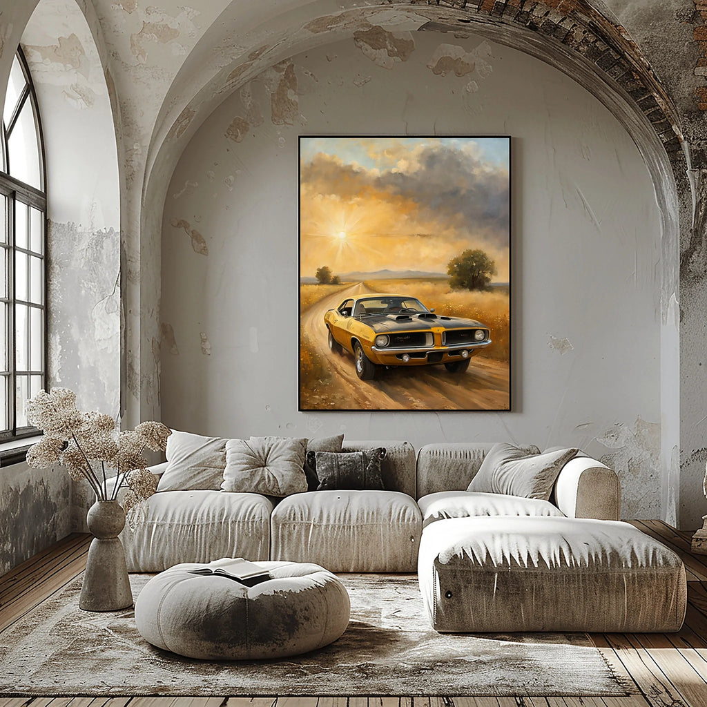 1970 Cuda High-Impact Era - Country Edition | Poster Canvas