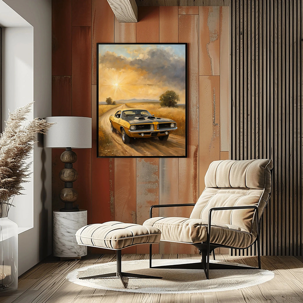1970 Cuda High-Impact Era - Country Edition | Poster Canvas