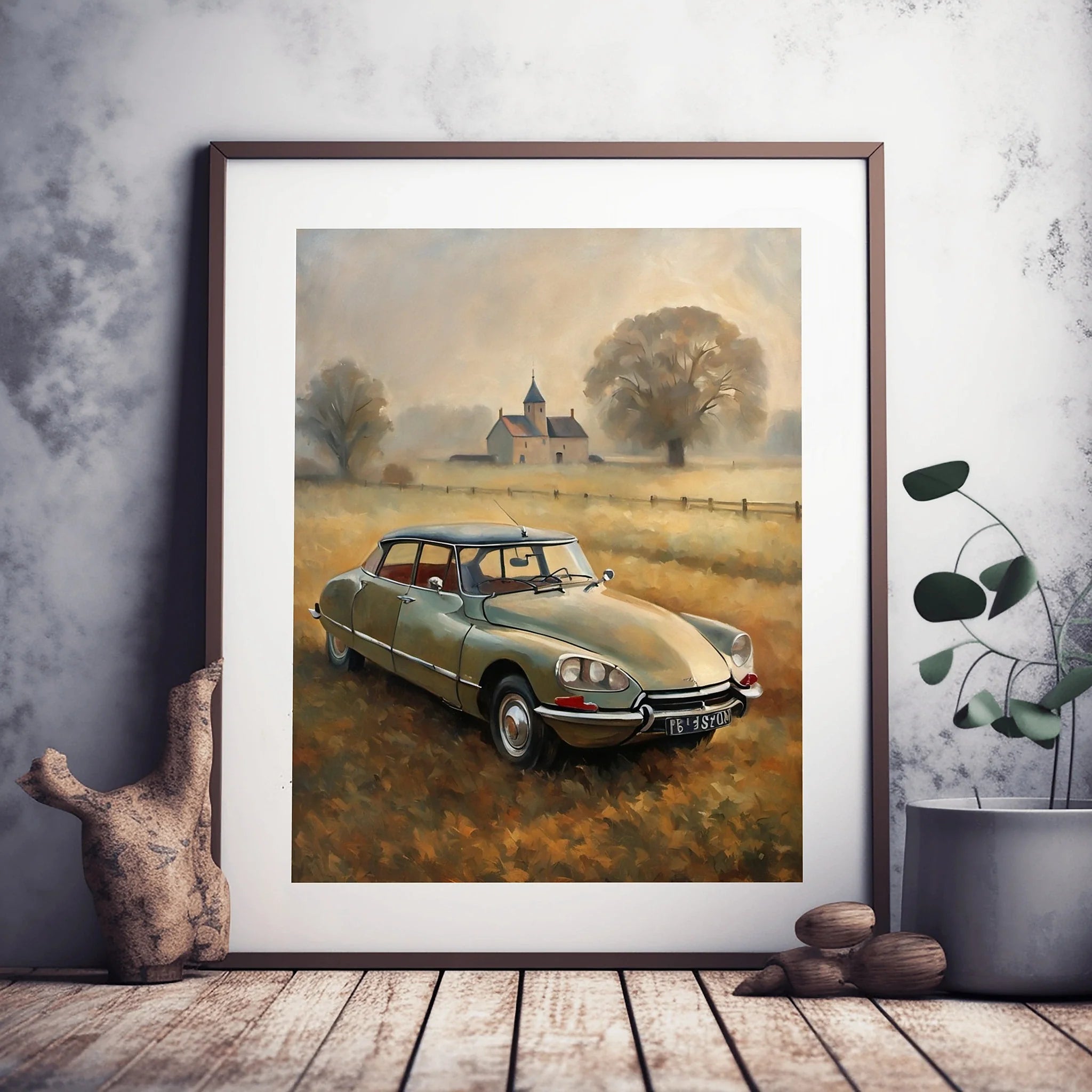 1970 French Hydropneumatic Art - Country Edition | Poster Canvas