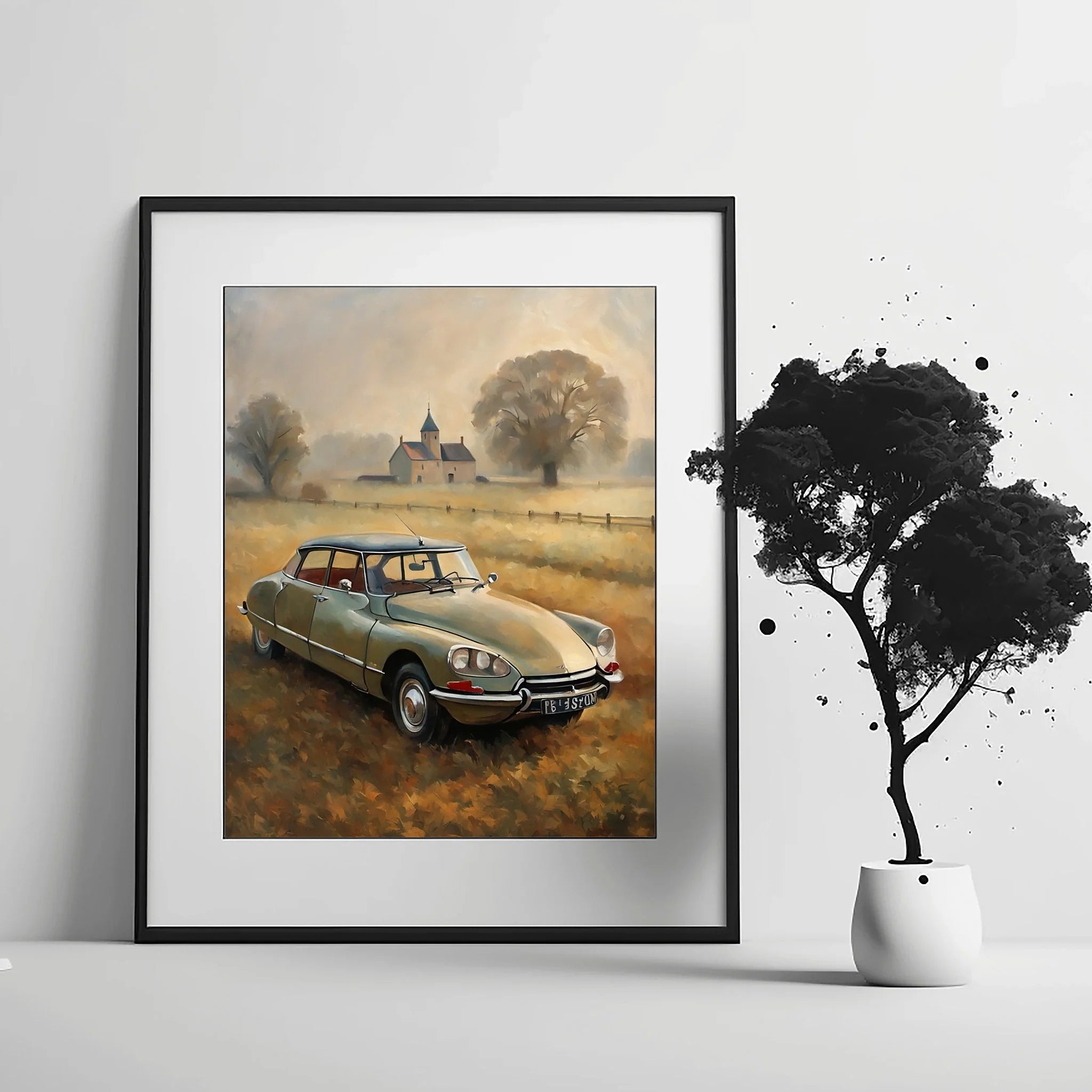 1970 French Hydropneumatic Art - Country Edition | Poster Canvas