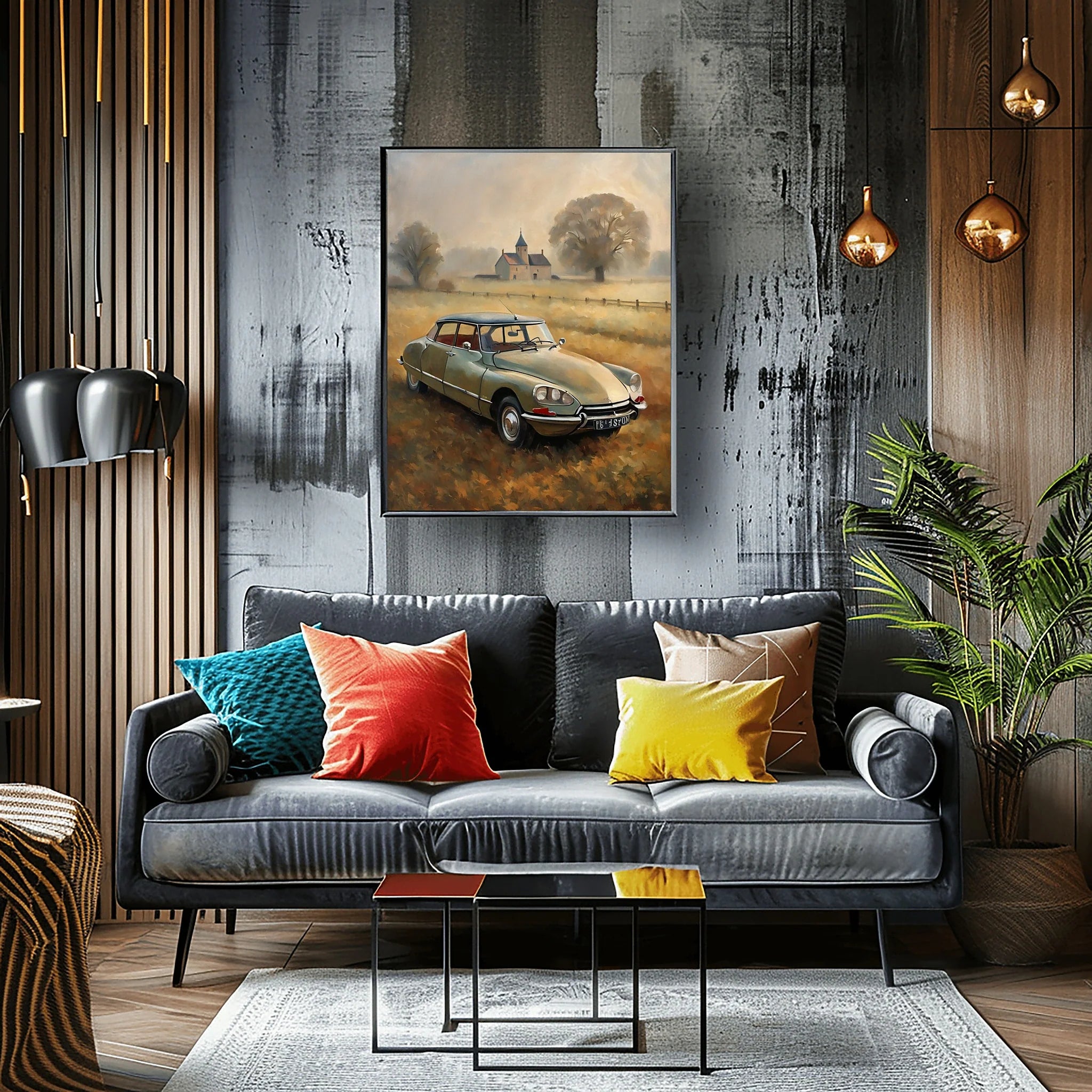 1970 French Hydropneumatic Art - Country Edition | Poster Canvas