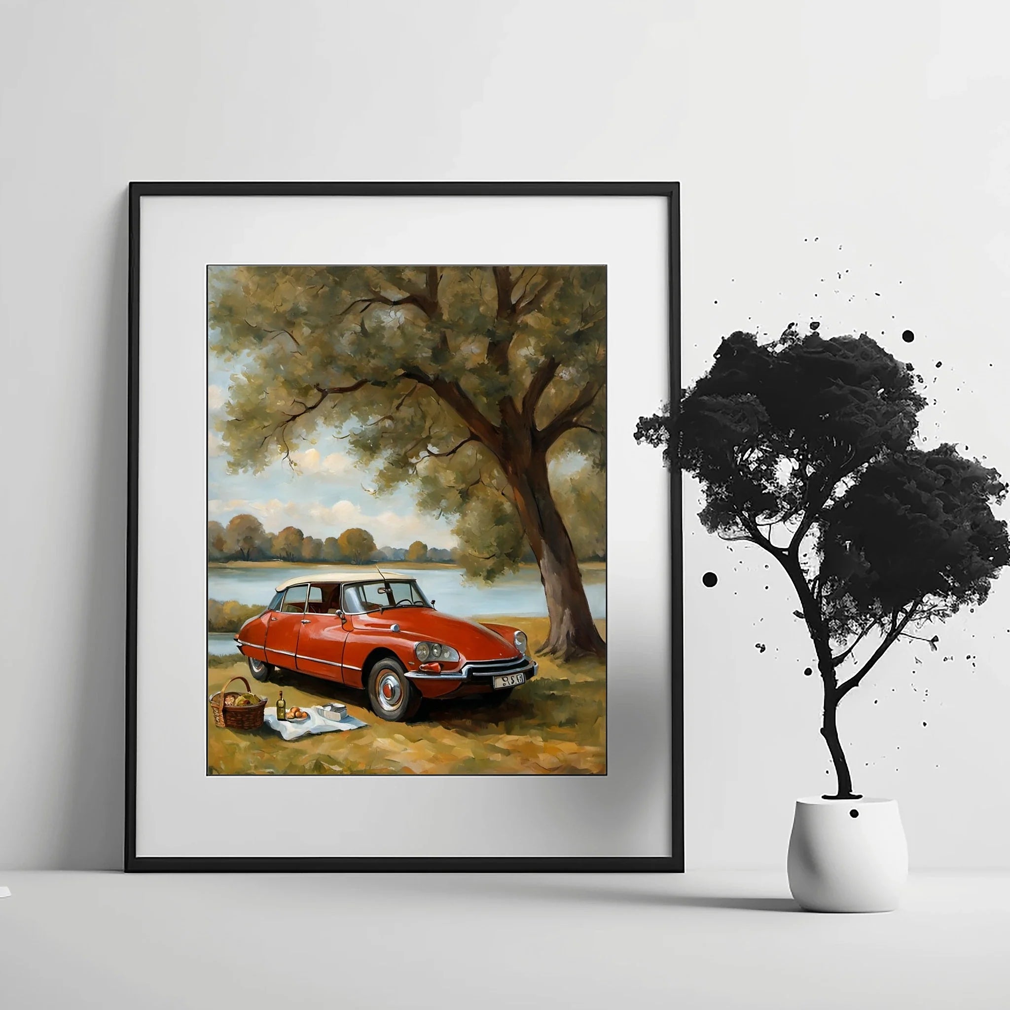 1970 French Hydropneumatic Art - Lakeside Edition | Poster & Canvas