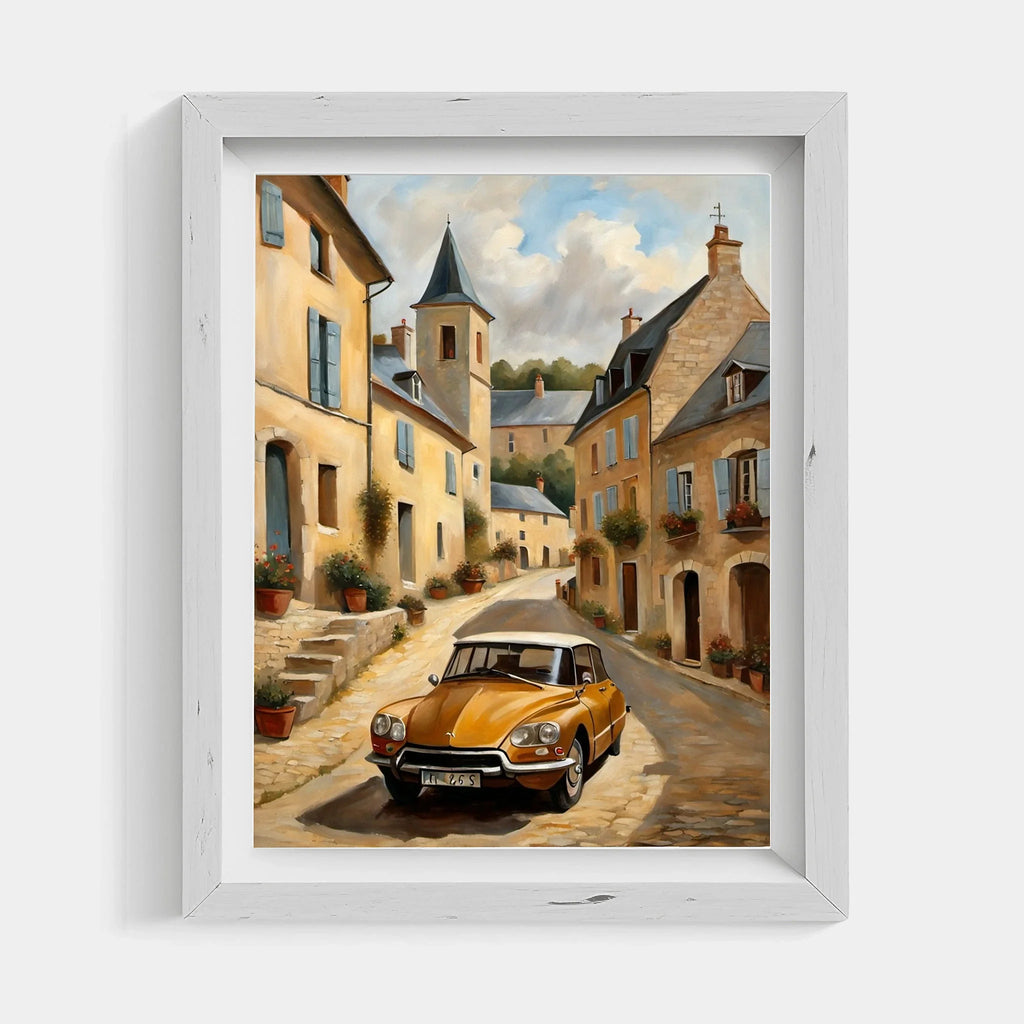 1970 French Hydropneumatic Art - Village Edition | Poster & Canvas