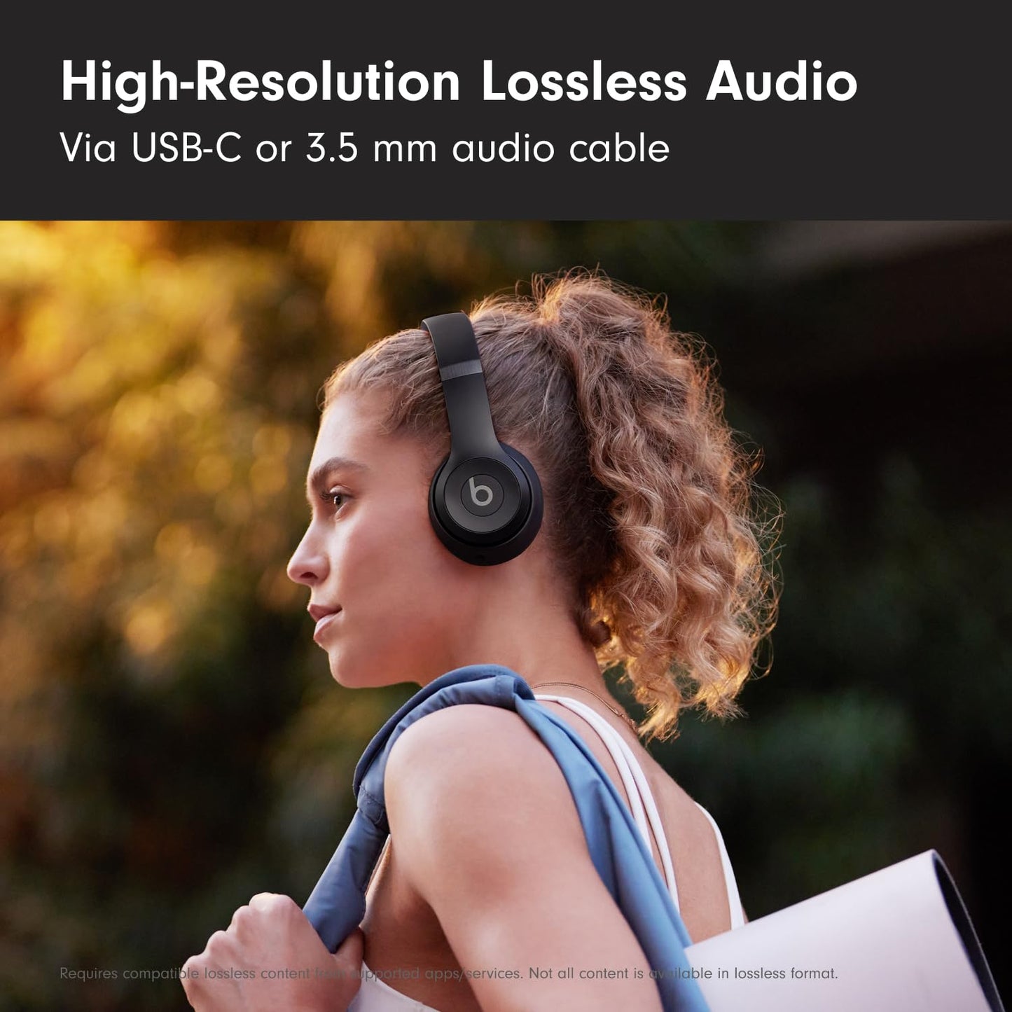 Beats Solo 4 Wireless Headphones with 20W Power Adapter - Slate Blue
