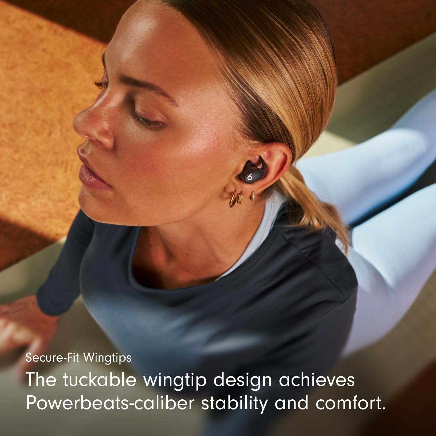 Beats Powerbeats Fit - Wireless Noise Cancelling Workout Earbuds with Secure-Fit Wingtips, Up to 30-Hour Battery Life, Sweat & Water Resistant, Apple & Android Compatible - Gravel Gray