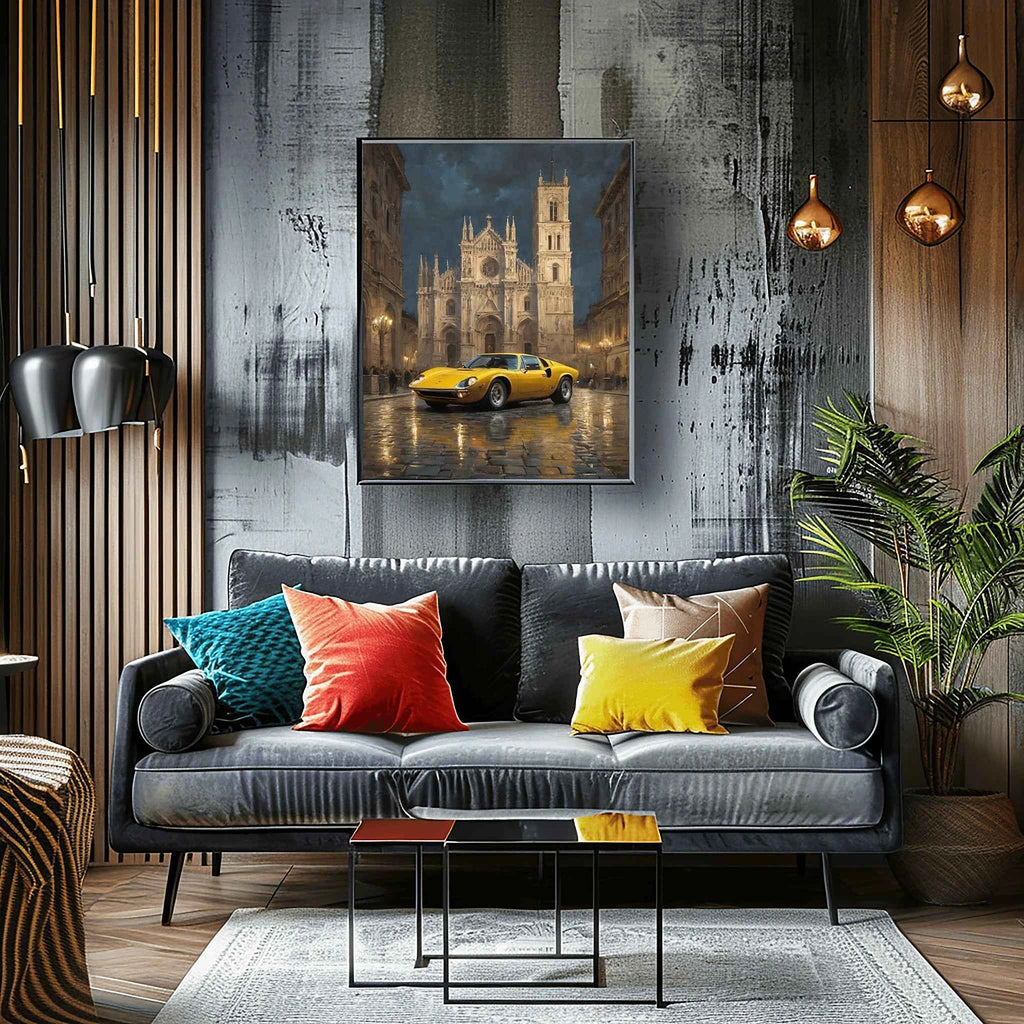 1971 Italian Wedge - Milano Edition | Poster Canvas
