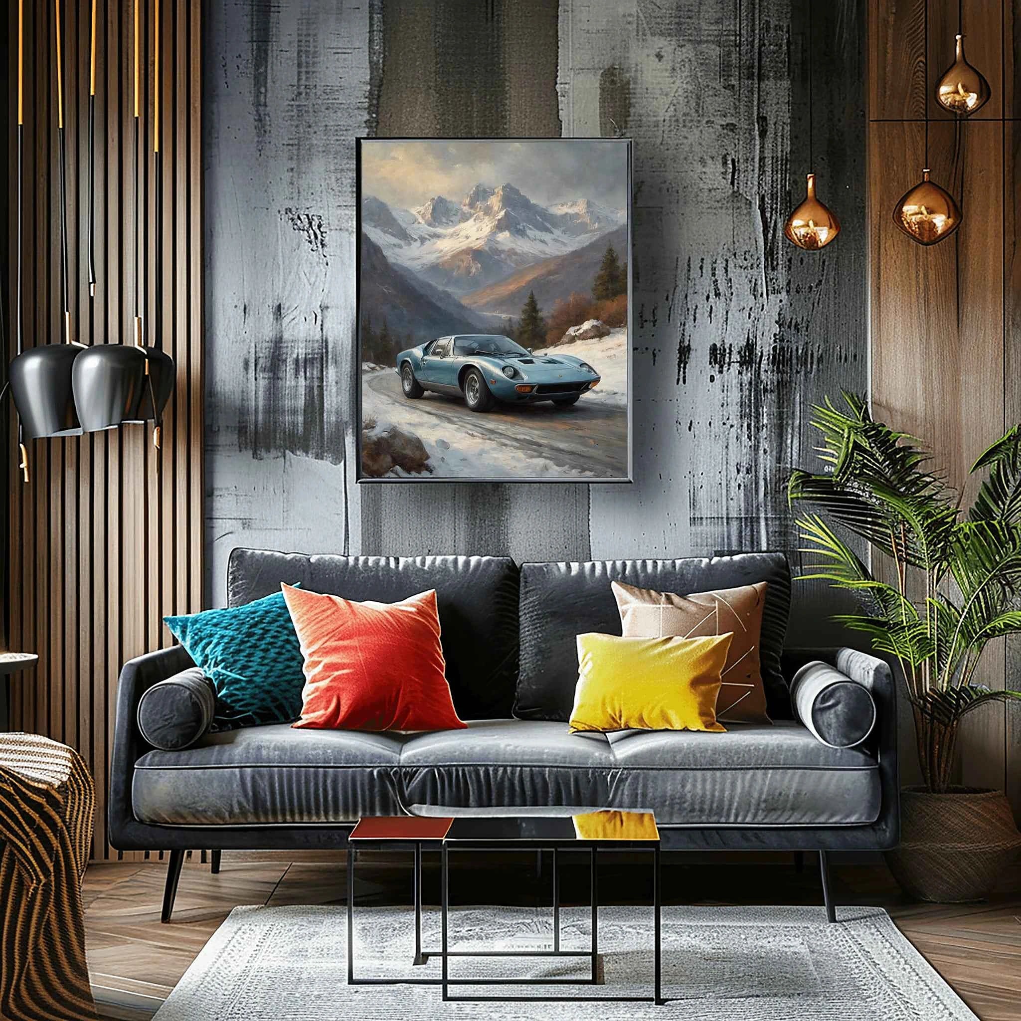 1971 Italian Wedge - Mountain Edition | Poster Canvas