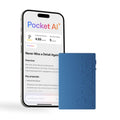 Pocket AI Voice Recorder & Smart Assistant – Auto Transcription, Summaries & Action Items – AI Note Taker for Meetings, Calls & Productivity - Space Grey