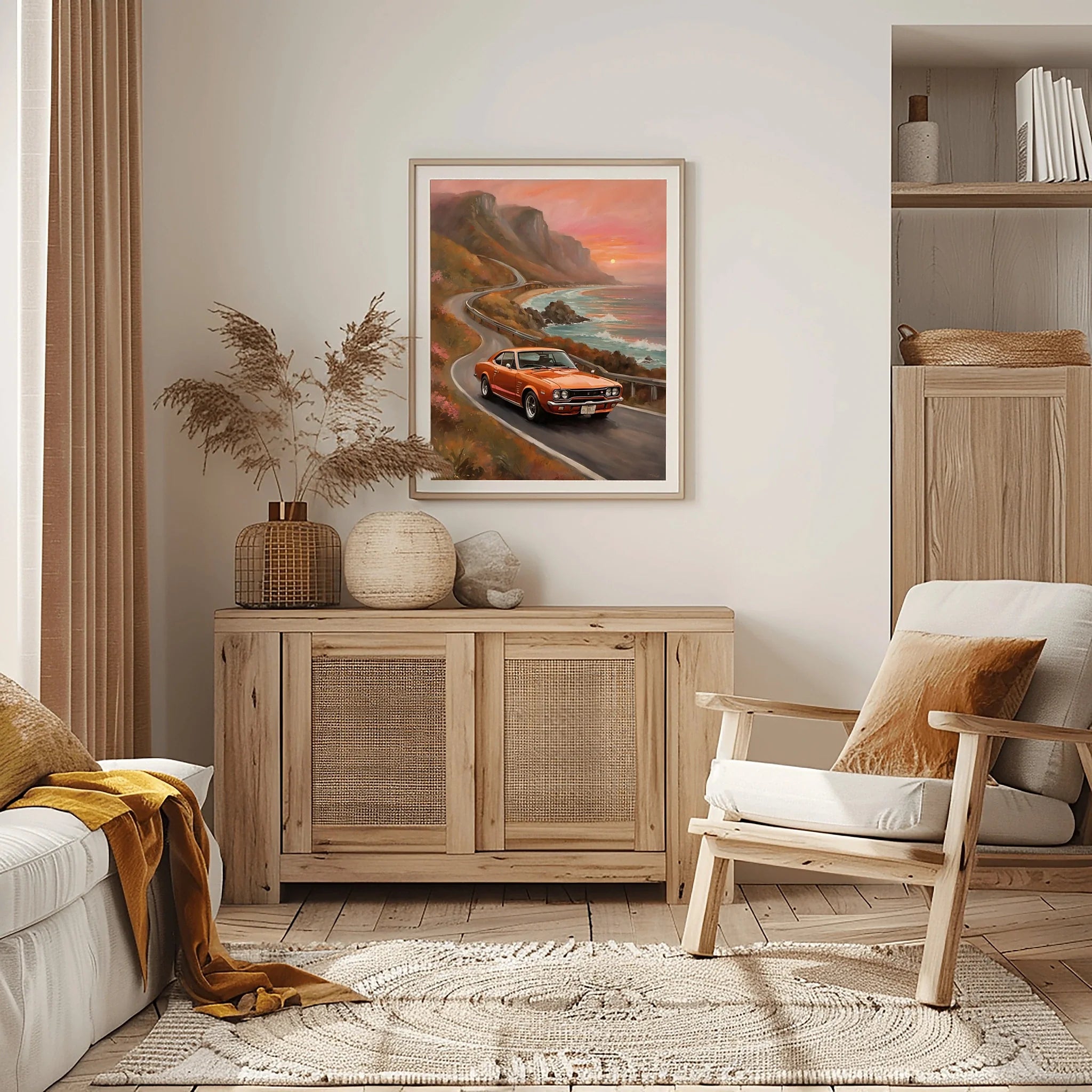 1971 Hakosuka GTR Legend - Beach Edition | Poster Canvas