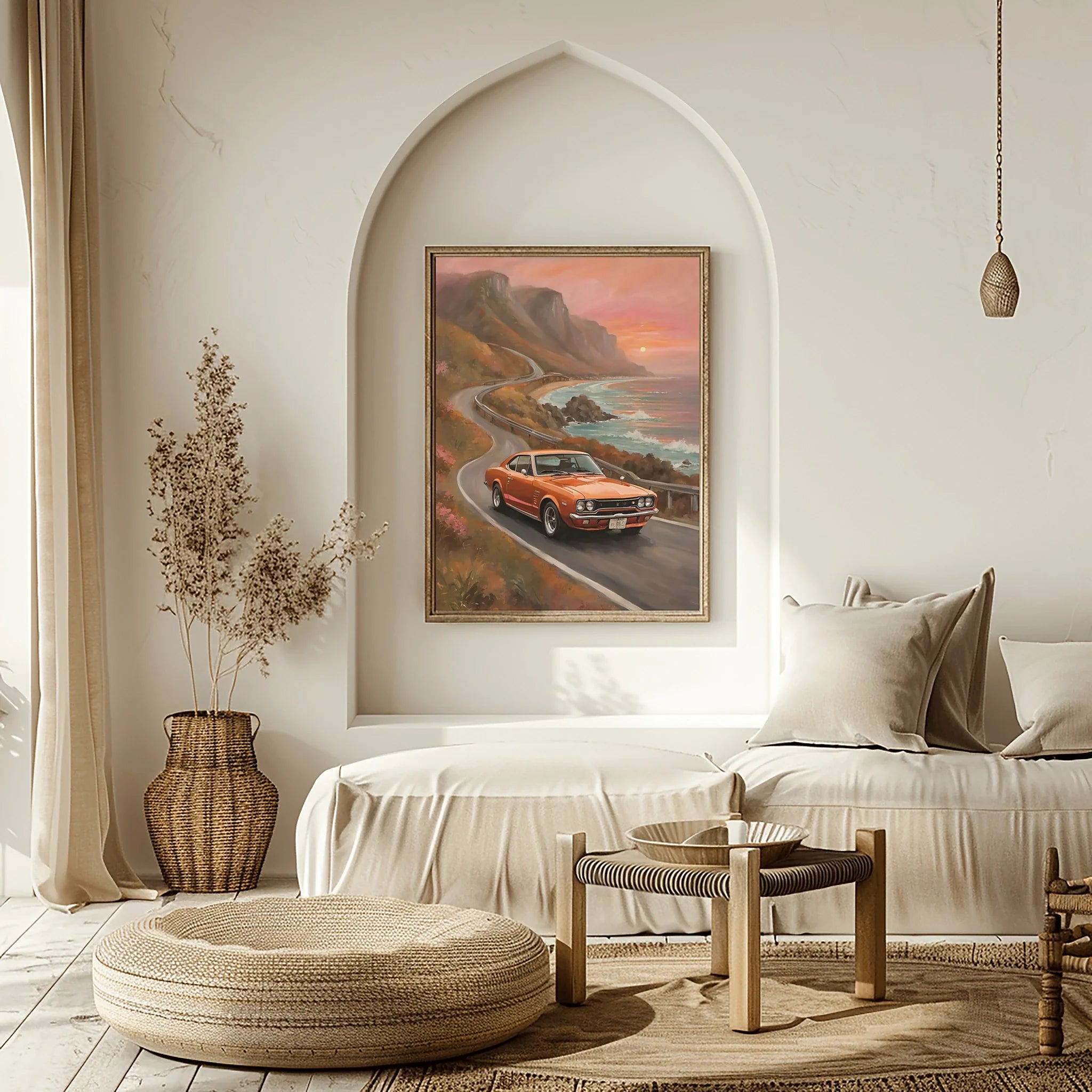 1971 Hakosuka GTR Legend - Beach Edition | Poster Canvas