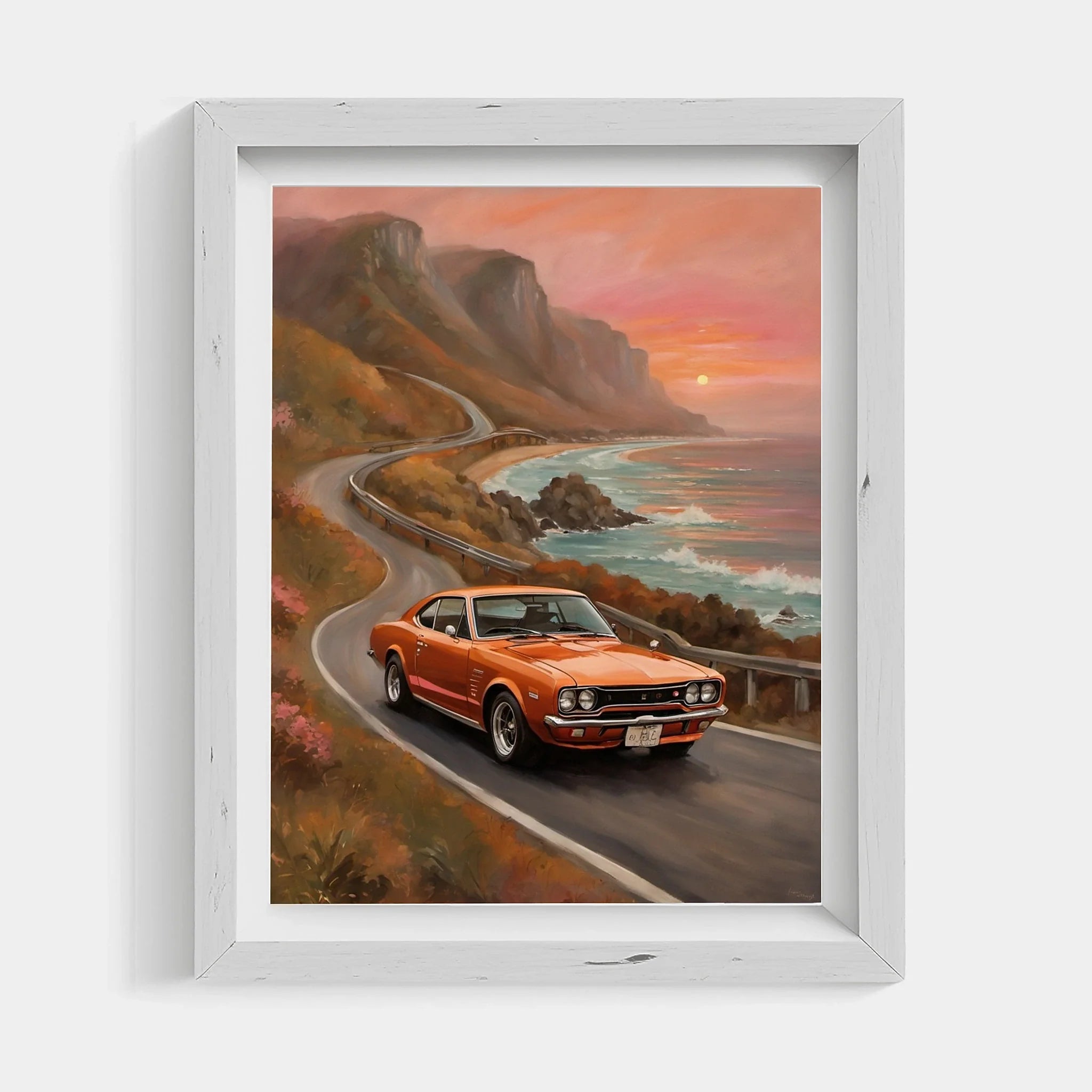 1971 Hakosuka GTR Legend - Beach Edition | Poster Canvas