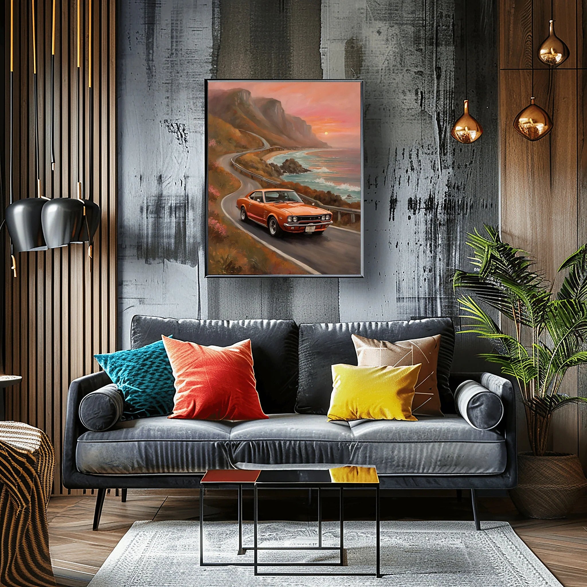 1971 Hakosuka GTR Legend - Beach Edition | Poster Canvas
