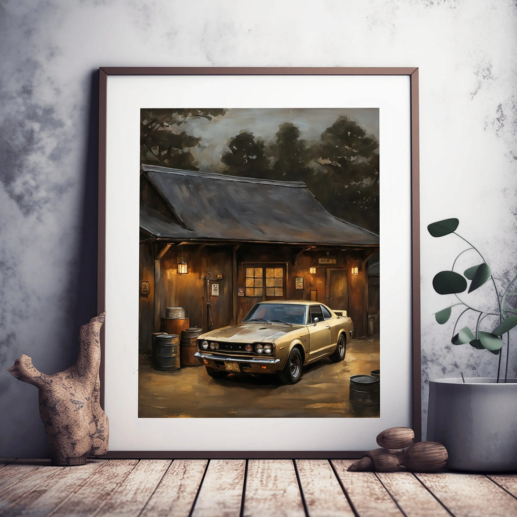 1971 Hakosuka GTR Legend - Garage Edition | Poster Canvas
