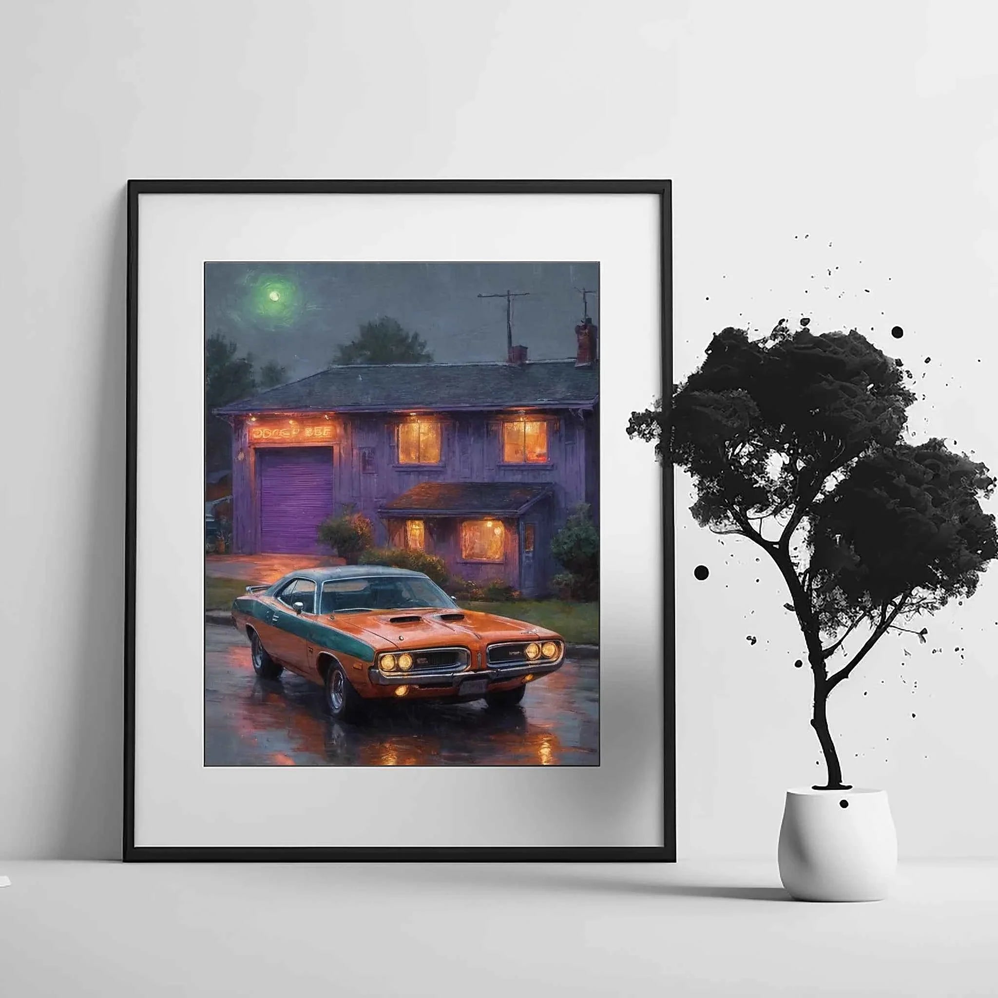 1971 Super Bee Spirit - Night Edition | Poster Canvas