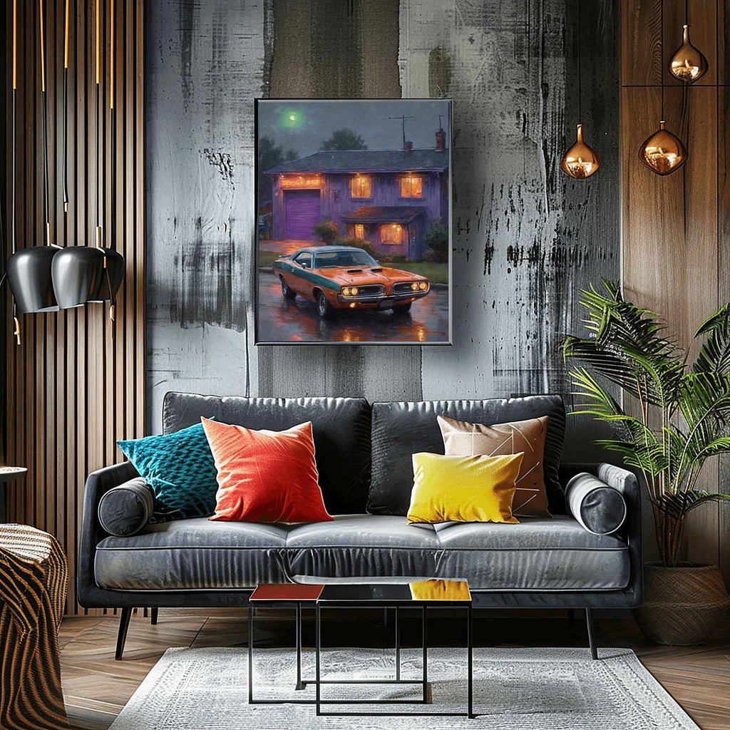1971 Super Bee Spirit - Night Edition | Poster Canvas