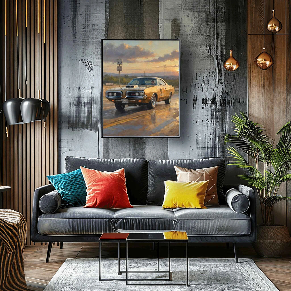 1971 Super Bee Spirit - Race Track Edition | Poster Canvas
