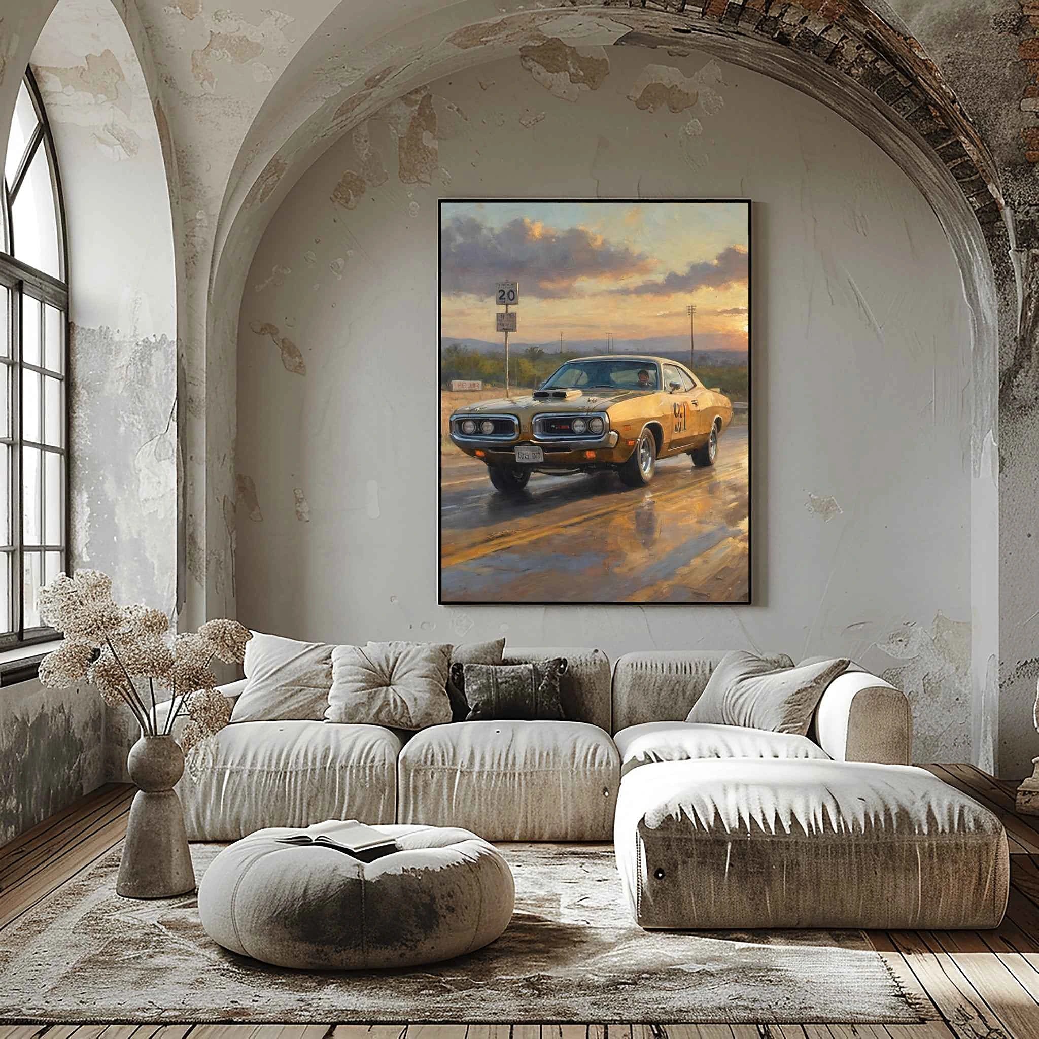 1971 Super Bee Spirit - Race Track Edition | Poster Canvas