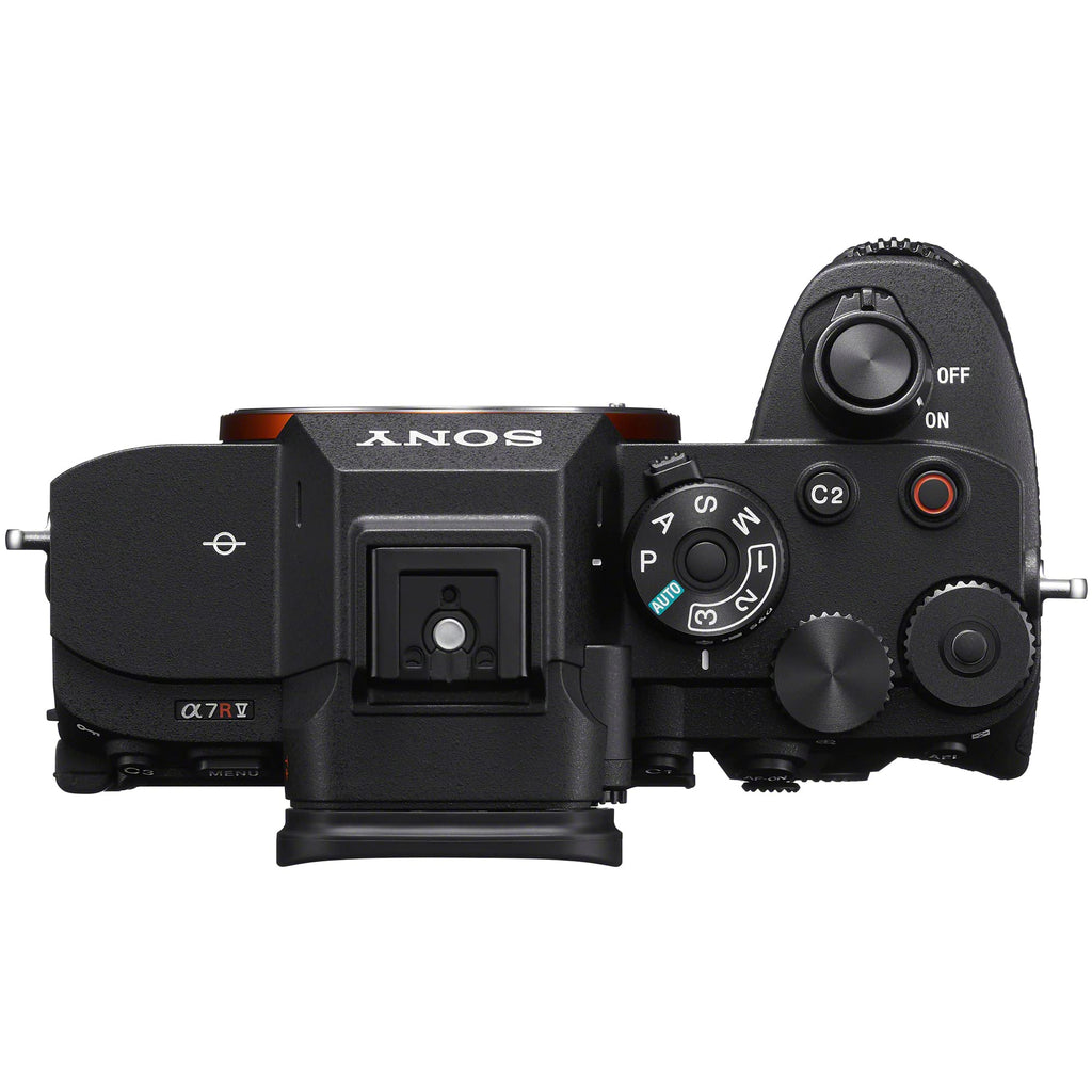 Sony a7R V Full Frame Mirrorless Camera Body with FE 35mm F1.4 GM G Master Lens ILCE-7RM5 + SEL35F14GM Bundle with Deco Gear Photography Backpack + Monopod + Extra Battery, LED and Kit Accessories