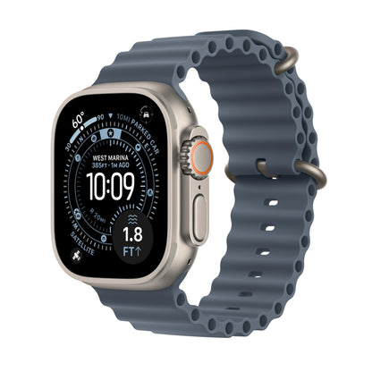 Apple Watch Ultra 3 [GPS + Cellular 49mm] Running & Multisport Smartwatch w/Rugged Titanium Case w/Natural Titanium Milanese Loop - L. Satellite Communications, Advanced Health & Fitness Tracking