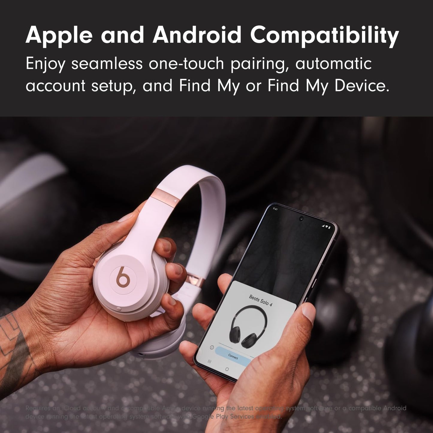 Beats Solo 4 Wireless Headphones with 20W Power Adapter - Slate Blue