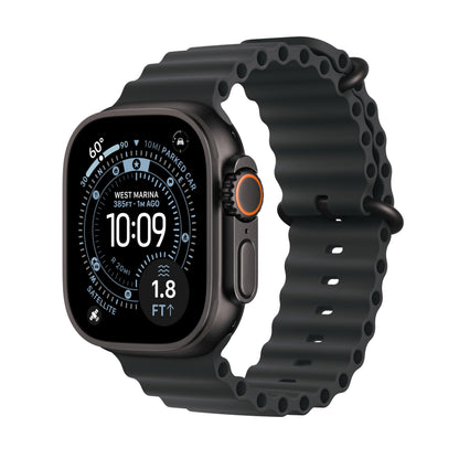 Apple Watch Ultra 3 [GPS + Cellular 49mm] Running & Multisport Smartwatch w/Rugged Titanium Case w/Natural Titanium Milanese Loop - L. Satellite Communications, Advanced Health & Fitness Tracking