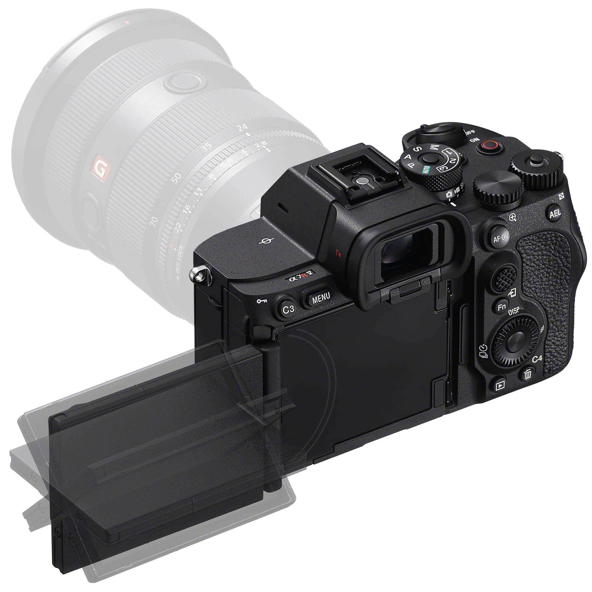 Sony a7R V Full Frame Mirrorless Camera Body with FE 35mm F1.4 GM G Master Lens ILCE-7RM5 + SEL35F14GM Bundle with Deco Gear Photography Backpack + Monopod + Extra Battery, LED and Kit Accessories