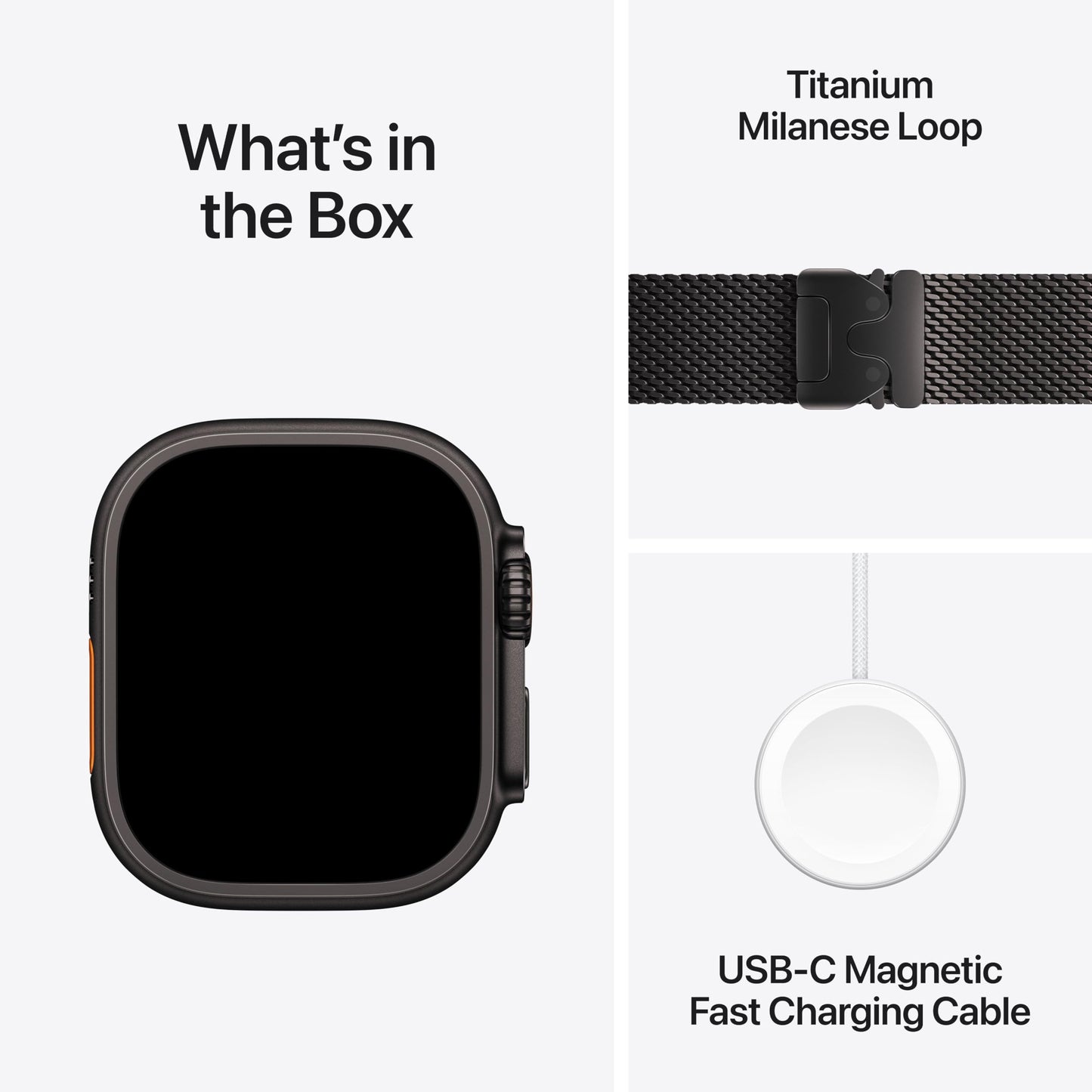 Apple Watch Ultra 3 [GPS + Cellular 49mm] Running & Multisport Smartwatch w/Rugged Titanium Case w/Natural Titanium Milanese Loop - L. Satellite Communications, Advanced Health & Fitness Tracking